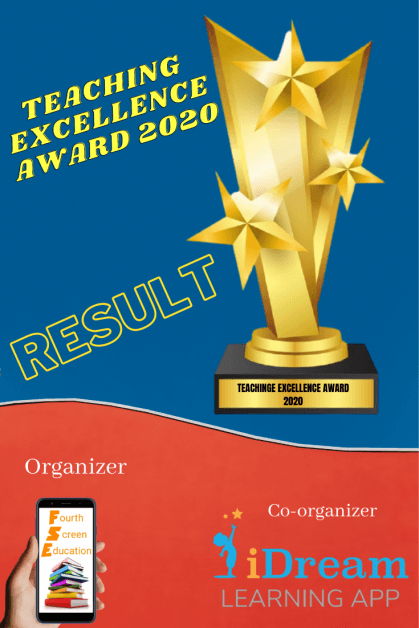 TEACHING EXCELLENCE AWARD 2020