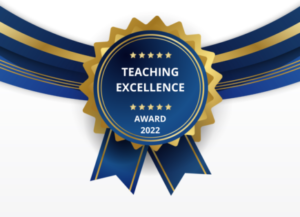 TEACHING EXCELLENCE AWARD 2022 - Wild Card Entry 1 TEACHING EXCELLENCE AWARD 2022