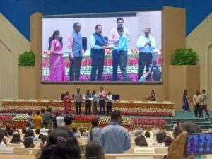 Abhay Pratap Singh received National Inspire Award
