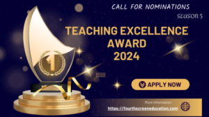 TEACHING EXCELLENCE AWARD 2024 - CALL FOR NOMINATIONS 1 TEACHING EXCELLENCE AWARD 2024
